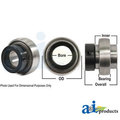 A & I Products Bearing, Ball; Spherical W/ Collar, Re-Lubricatable 3.7" x4" x2.2" A-G1104KRRB-P